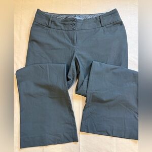 The Limited Black Boot Cut Dress Pants with Triple-Button Waist.